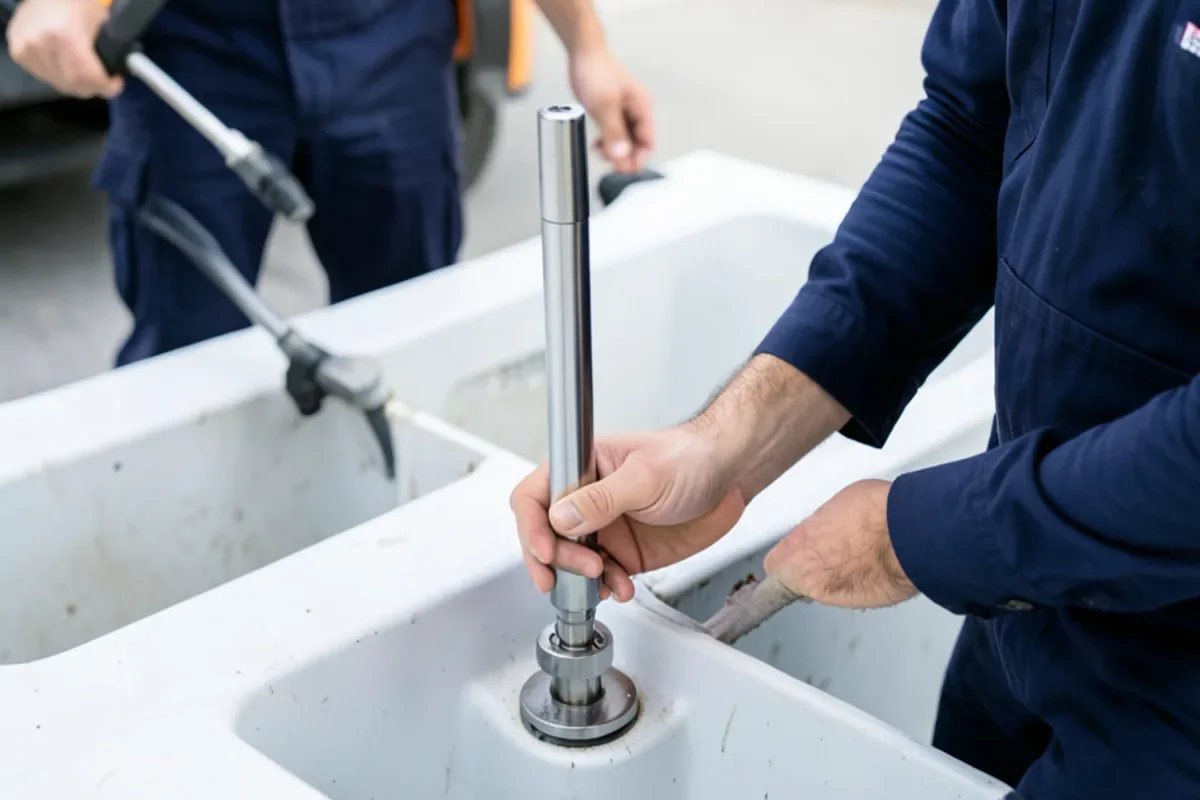 float switch inspection during water mitigation in Baltimore MD
