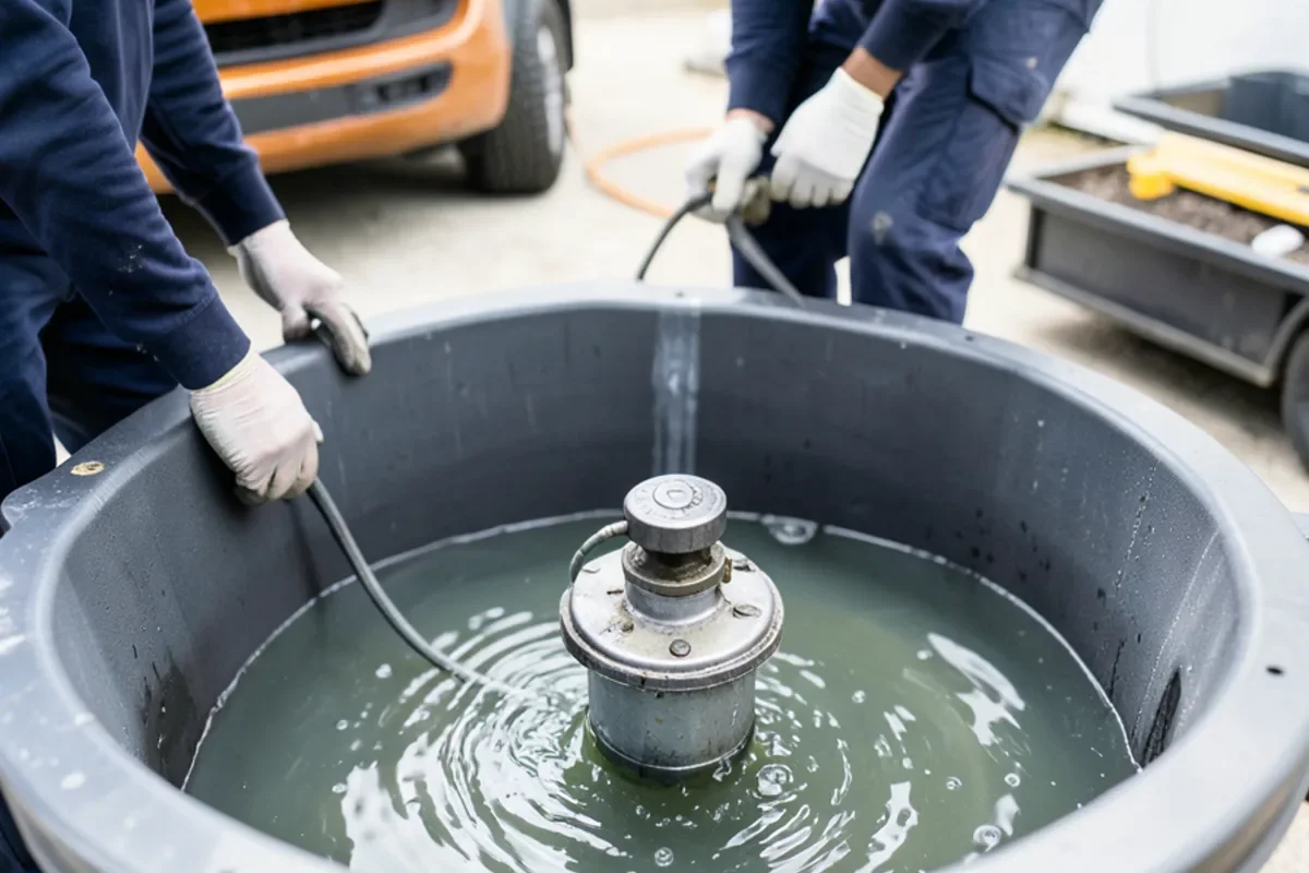 sump basin overflow during water mitigation in Baltimore MD