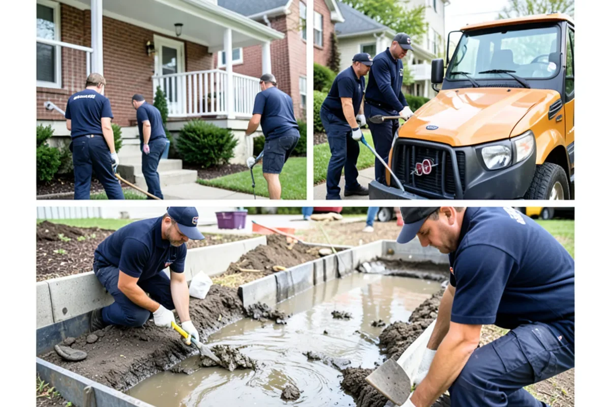 county basement seepage during water mitigation in Baltimore MD