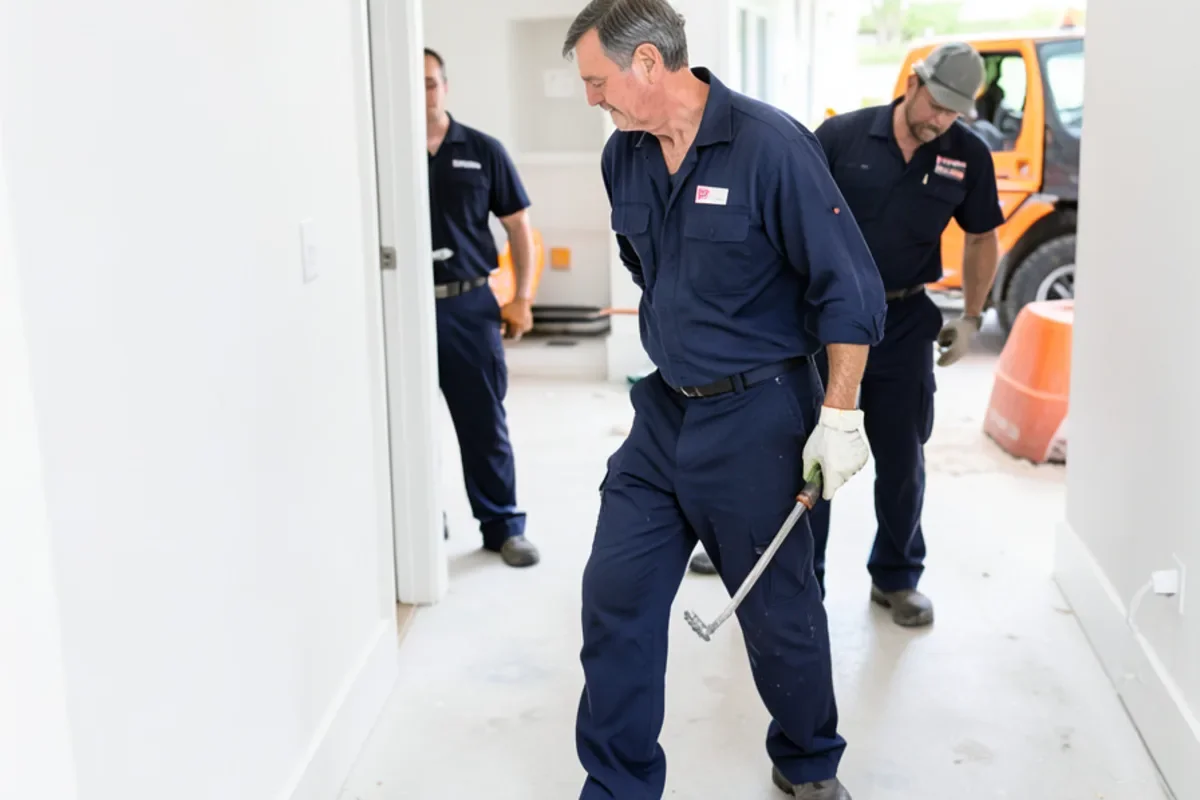condo stack water leak during water mitigation in Baltimore MD