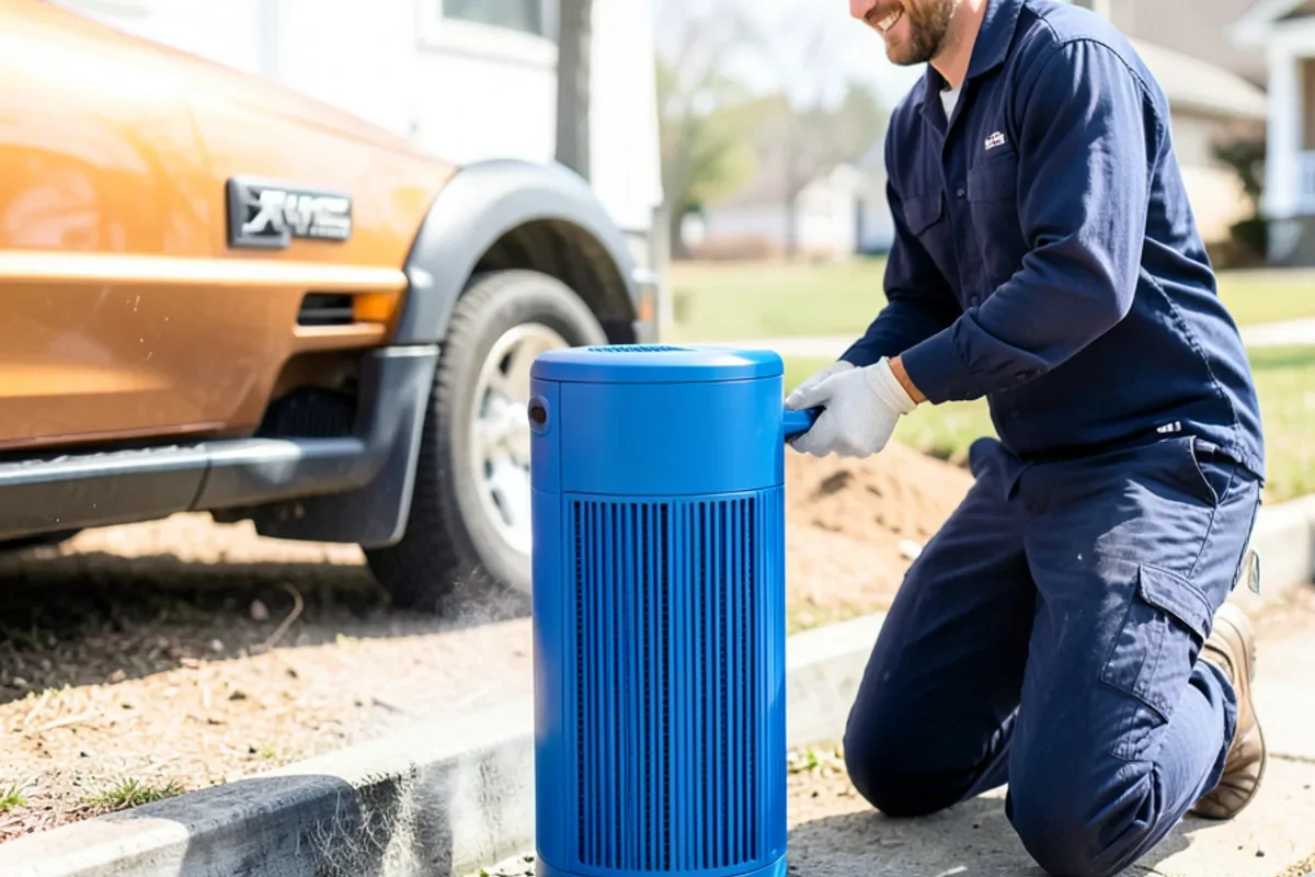 high velocity air mover during water mitigation in Baltimore MD